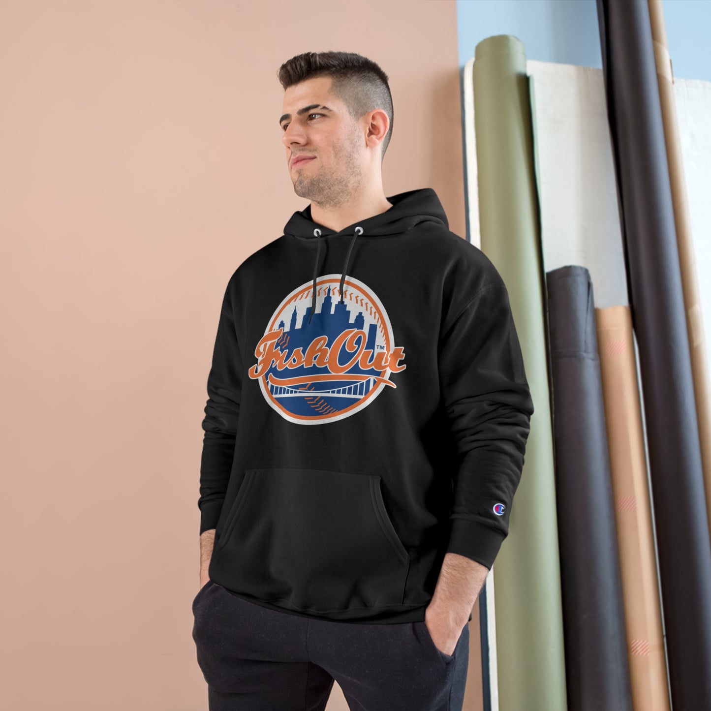 FRSHOUT NY Champion Hoodie