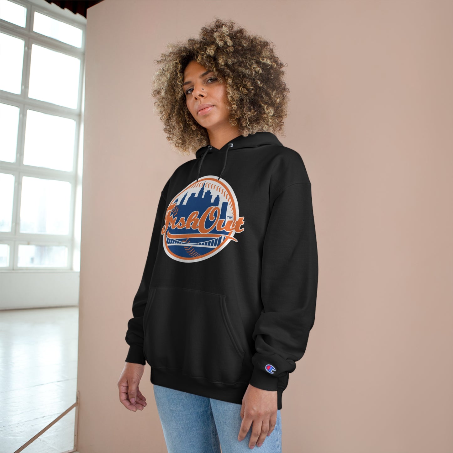 FRSHOUT NY Champion Hoodie