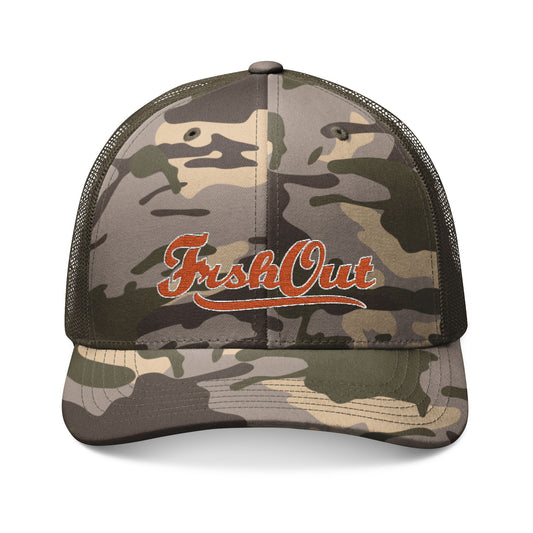FRSHOUT OG Camo Trucker Hat